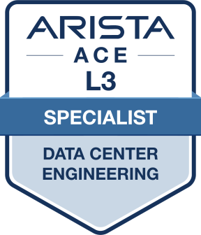Arista DC Spec badge